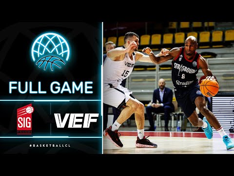 SIG Strasbourg v VEF Riga - Full Game | Basketball Champions League 2020/21