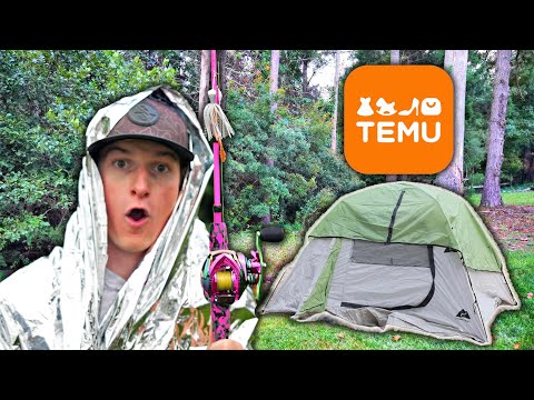 Testing The ULTIMATE Fishing & Camping Gear From TEMU (Budget)