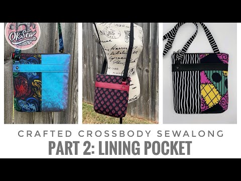 Crafted Crossbody Sewalong - Lining Pocket