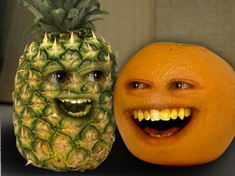 惱人的橙子--痛苦的蘋果 (Annoying Orange - Pain-apple)