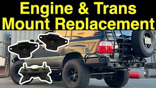 Engine & Transmission Mount Replacement (Toyota 100 Series Land Cruser & Lexus LX470)