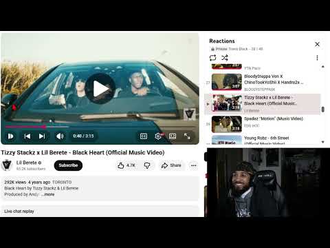 Tizzy Stackz x Lil Berete - Black Heart (Reaction)