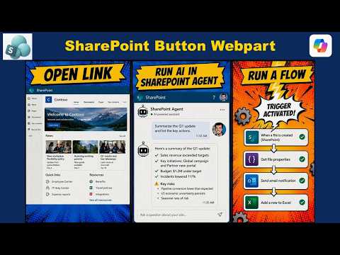 SharePoint Button Web Part: AI in Flow SharePoint Button Web Part: AI in Flow