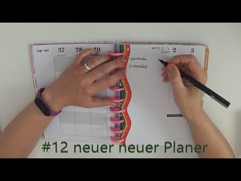 Vlogtober 2021 #12: Der neue neue Planer