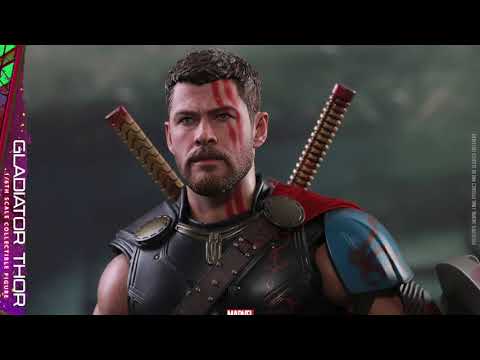 Thor Ragnarok Hot Toys Gladiator Thor 1/6 Scale Movie Figure Reveal!