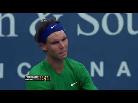 Nadal Outlasts Verdasco In 2011 Cincinnati Classic Moment