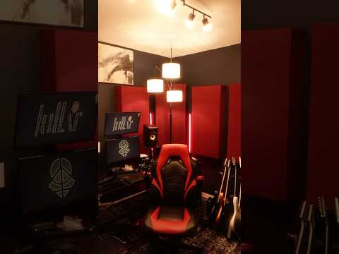 Here’s how I built my studio’s acoustic panels 🤙 #acousticpanels #musicstudio #DIY