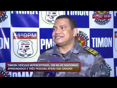 ROTA DO DIA 02 01 2020  100kg de maconha apreendidos e 3 pessoas presas em Timon
