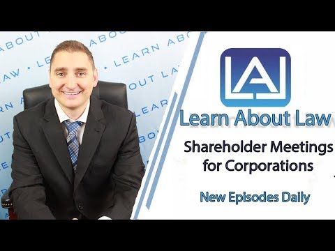 Illinois Shareholder Meetings for Corporations Explained | Learn About Law