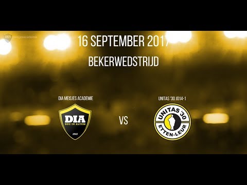 DIA Meisjes Academie vs Unitas '30 JO14-1
