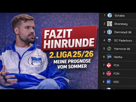 RÜCKBLICK 2. LIGA HINRUNDE 25/26 | Meine Prognose vom Sommer vs. Realität 😂🔥