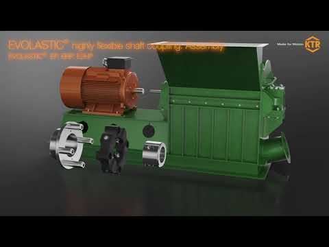 EVOLASTIC® - Descrição, Montagem e Aplicações do Novo Acoplamento  da KTR Systems.