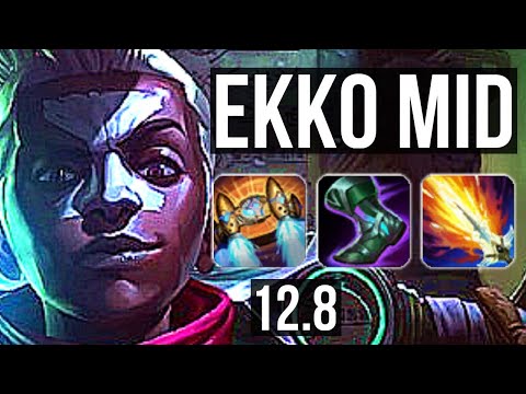 EKKO vs KATARINA (MID) | 6/0/1, 1.8M mastery, 500+ games, Dominating | EUW Diamond | 12.8