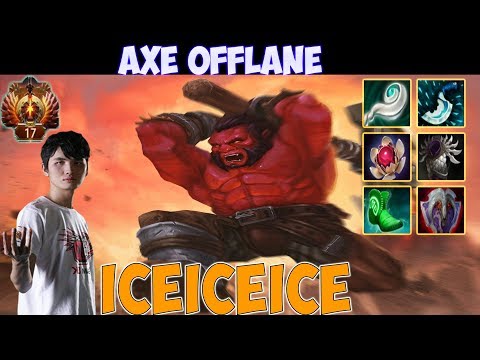Iceiceice - Axe Offlane Gameplay | Top Rank Pro Gameplay - Dota 2