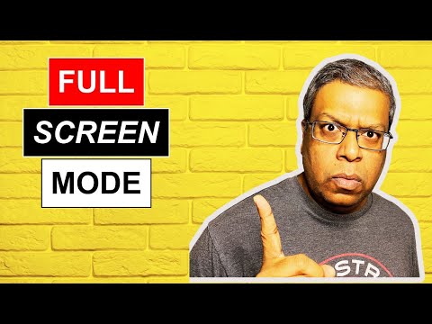 Full Screen In Excel