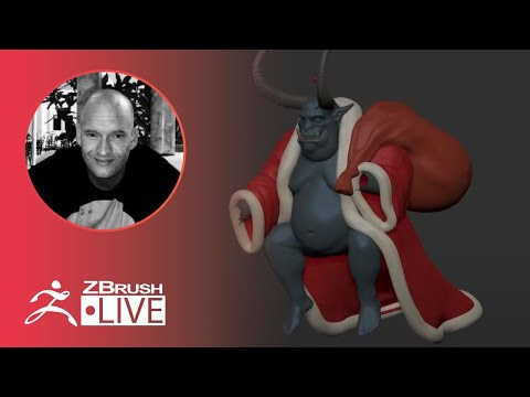Sculpting Krampus with Andre Ferwerda - ZBrush 2021.5