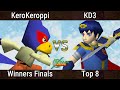 Xanadu Origins Winners Finals KeroKeroppi Falco Vs KD3 Marth Smash Remix SSB64