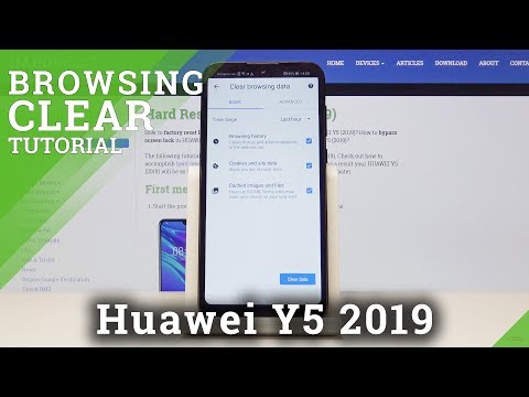How to Erase Browser Data in Huawei Y5 2019 - Clear Browser History & Cookies