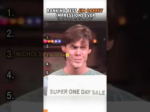 Top Best Jim Carrey Impressions Ever #usa