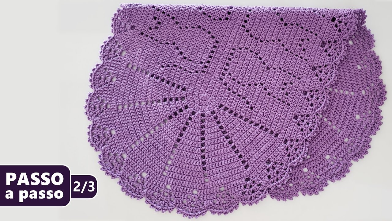 Oval rug CAT MOSAIC - Step by step 2/3