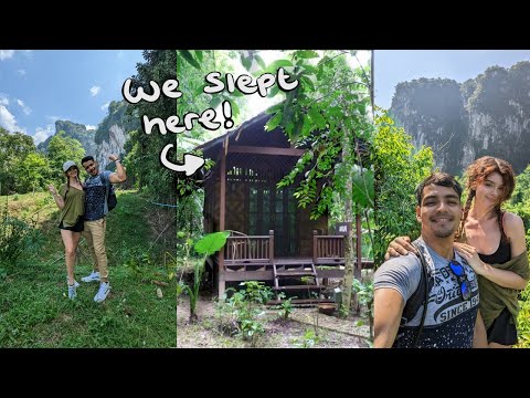 Sleeping & hiking in the jungle in Khao sok