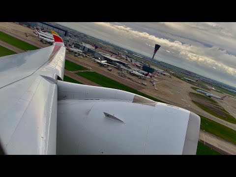 [4K] – Full Flight – Iberia – Airbus A350-941 – LHR-MAD – EC-OAV – IB3175 – IFS 858