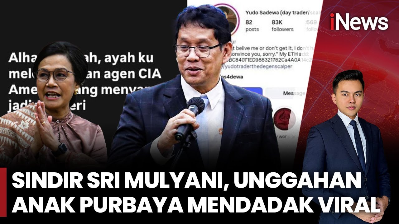 Geger! Anak Purbaya Sindir Sri Mulyani, Sebut Ayahnya Melengserkan Aget CIA | iNews Malam (10/9)