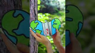 Earth day craft and writing activity - free template for teachers