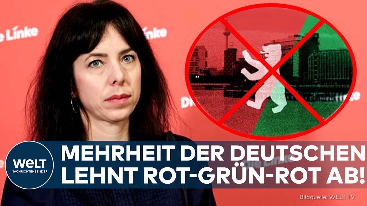 BERLINER KOALITIONSPLÄNE: 56 Prozent dagegen! Mehrheit der Deutschen lehnt Rot-Grün-Rot ab!