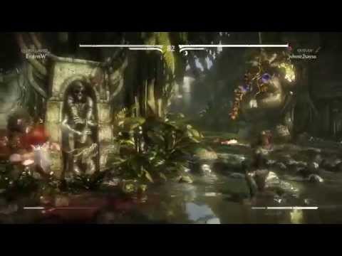 Mortal Kombat X - Beating a Jacqui Briggs spammer