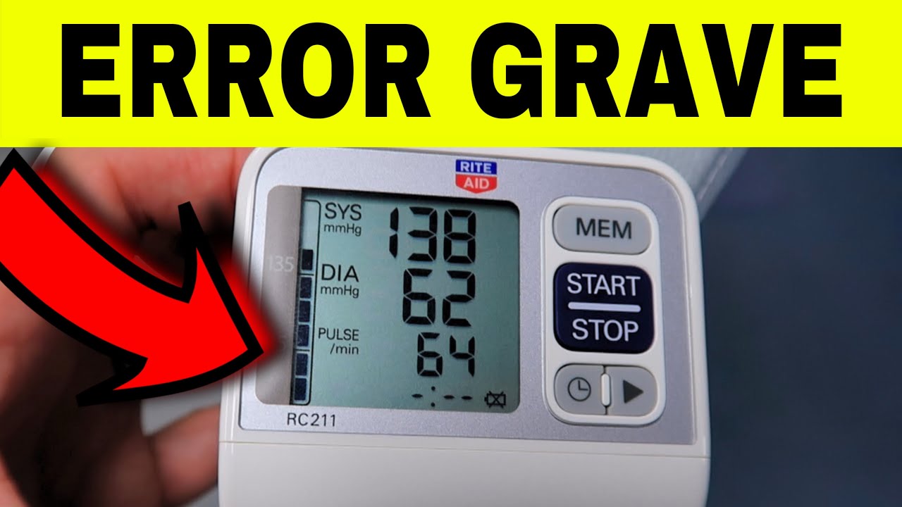 ¡12 ERRORES MORTALES al MEDIR la PRESIÓN ARTERIAL que Probablemente Estás Cometiendo!