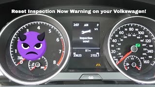 Volkswagen Reset Inspection Now Error on MK7 Golf (GTI, Sportwagen, R)