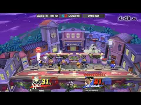 Smash of the Titans #57 - Winner Ro64: Wobbie (Samus) vs BlackDynoWright (Little Mac)