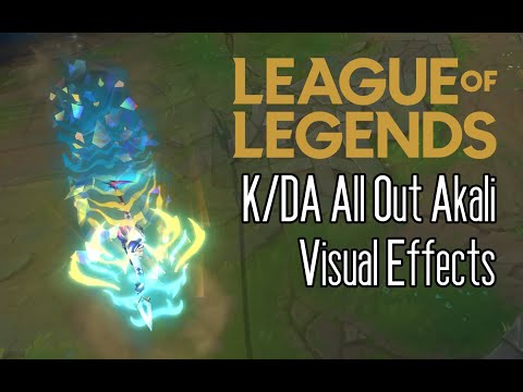 K/DA All Out Akali Visual Effects