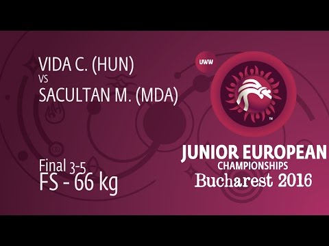 BRONZE FS - 66 kg: C. VIDA (HUN) df. M. SACULTAN (MDA) by TF, 15-4