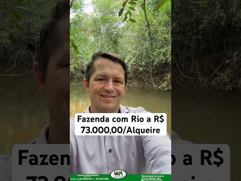 Fazenda a venda no Tocantins em Abreulândia/TO com rio #pecuaria #agriculture