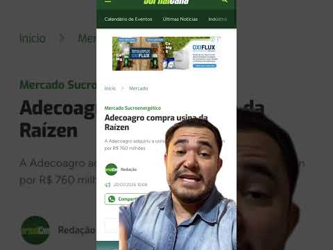 ADECOAGRO compra usina de Caarapo da Raízen