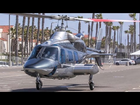 Bell-222 Helicopter: Up-Close Landing, Engine Startup, Takeoff & Fly-By in Stunning Detail