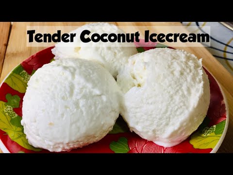 Summer Delight Natural Tender Coconut Icecream | Instant Icecream Recipe |Homemade Icecream Recipe