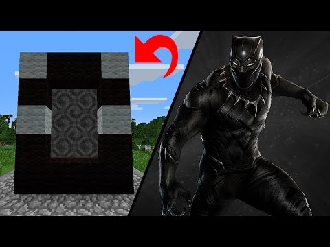 Segara - HOW TO MAKE A PORTAL TO THE WORLD OF BLACK PANTHER - MINECRAFT