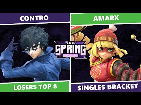 Spring Arcadian 2023: Losers Top 8 - Contro (Joker) Vs AmarX (Min Min) SSBU Singles
