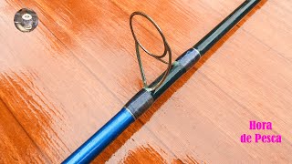 Step by step. || How to change fishing rod ring. || How to change the fishing rod grommet.