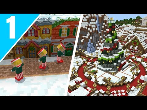 Dansk Minecraft - Julemandens By #01: DE MINDSTE NISSER!!