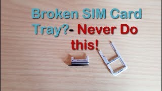 Download lagu Broken SIM Card tray never do this mp3