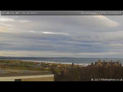 1 December 2017 - St Andrews WeatherCam Timelapse