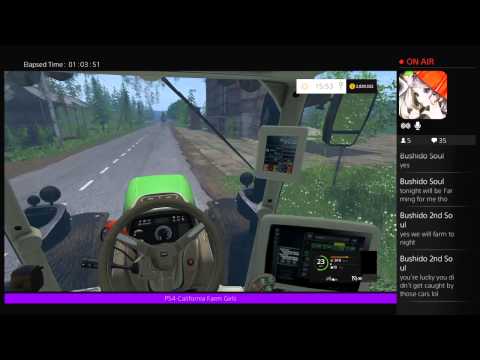 Bushio Soul-PS4-Farming Simulator 15 -Sosnovka-clearing trees to make new field