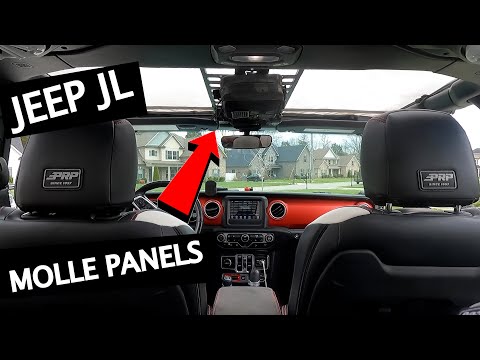 Jeep JL Molle Platform Solutions Overhead Panels Front and Rear - Installation And Review