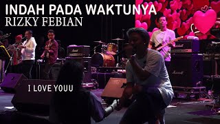 WAJIB NONTON !! Rizky Febian pegang tangan fansnya dan bawakan lagu Indah Pada Waktunya