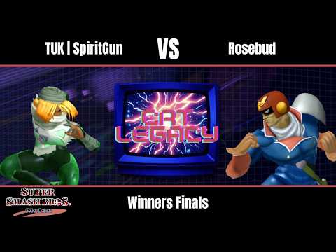 TUK | SpiritGun (Sheik) vs Rosebud (Captain Falcon) - Melee Winners Finals - CRT Legacy #21