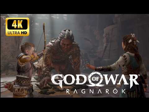 Atreus meets Gryla - Atreus& Angaboda vs Gryla : God of War Ragnarok #ps5
